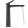 Mitigeur lavabo taille XL DURAVIT Tulum Freshstart noir mat sans tirette ni vidage
