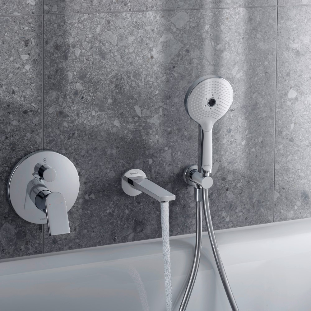 Coude de raccordement rond DURAVIT Universal chromé
