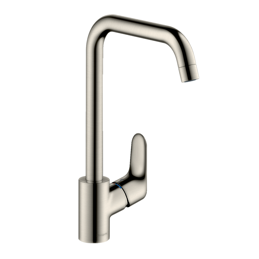 Mitigeur cuisine HANSGROHE Focus M41 260 aspect acier inox
