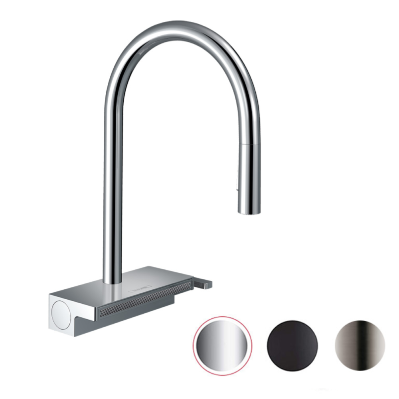 Mitigeur cuisine HANSGROHE Aquno Select M81 sBox 3 jets avec douchette extractible + passoire