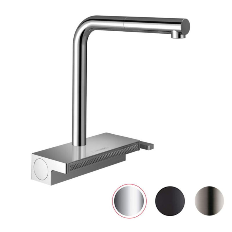 Mitigeur cuisine HANSGROHE Aquno Select M81 sBox 2 jets avec douchette extractible + passoire