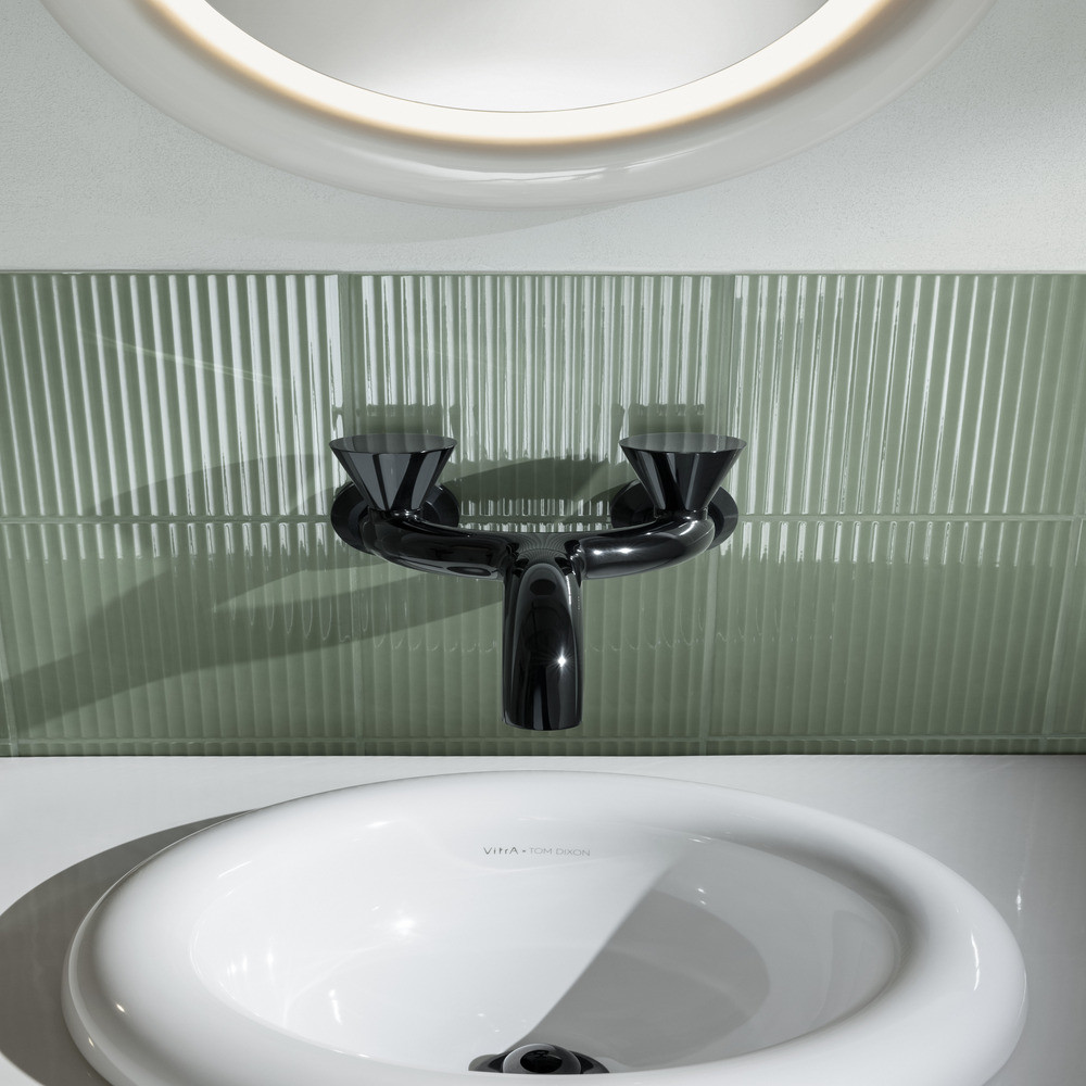 Visuel d'ambiance du Lavabo VITRA Liquid 40 cm sans plateforme sans trou et sans trop-plein