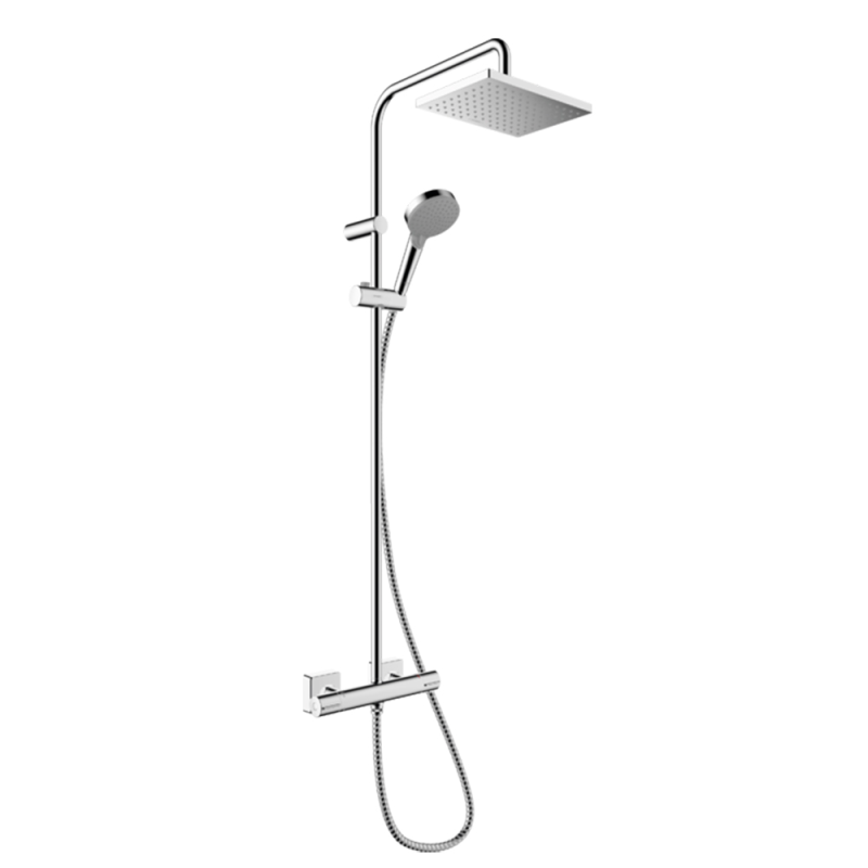 Colonne de douche thermostatique HANSGROHE Vernis Shape 230 chromé