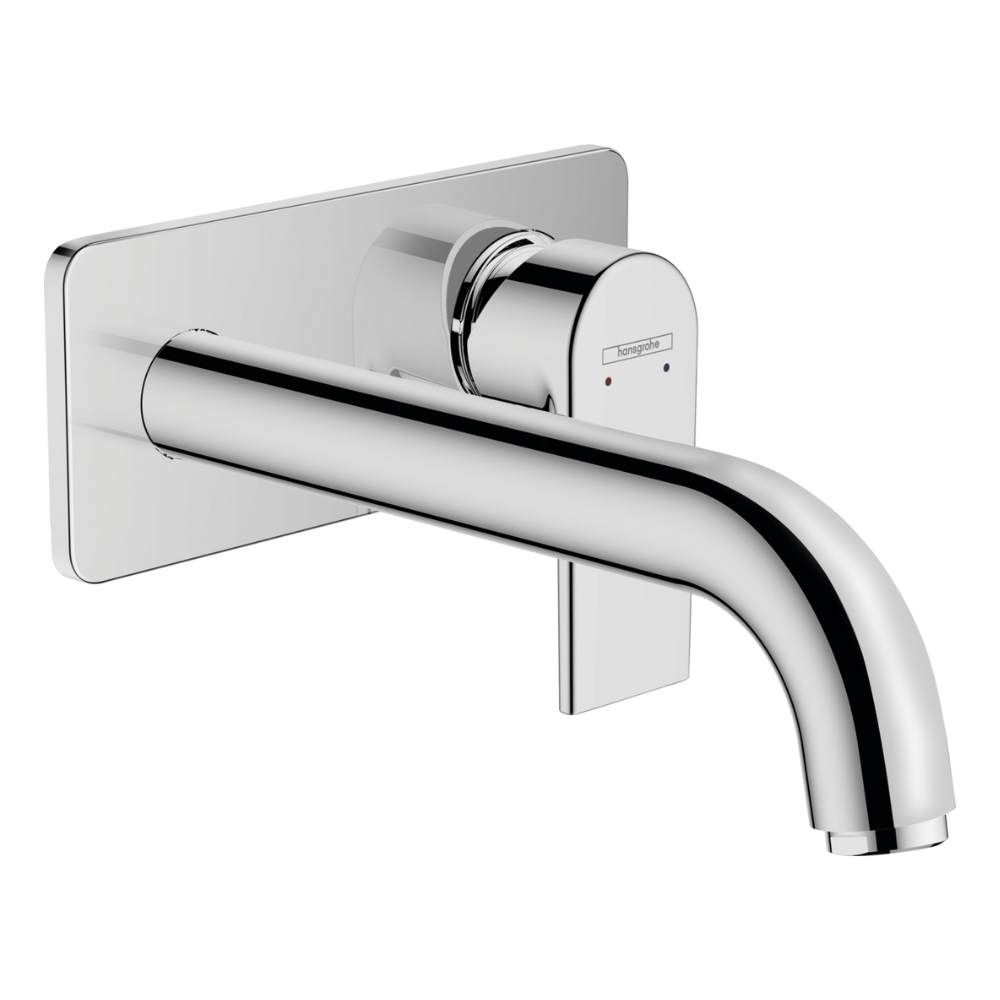 Mitigeur lavabo encastré mural HANSGROHE Vernis Shape, EcoSmart 