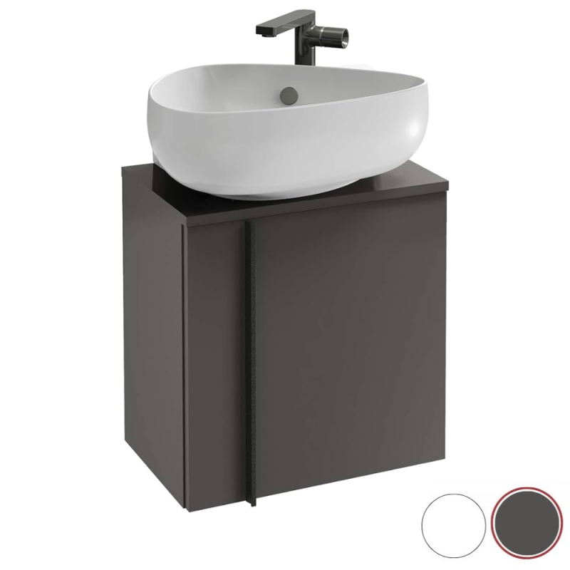 Meuble WC sous vasque JACOB DELAFON, Nouvelle Vague + vasque | Batinea
