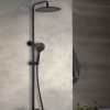 La mise en ambiance de la Colonne bain douche thermostatique PAINI Ruby Noir Mat