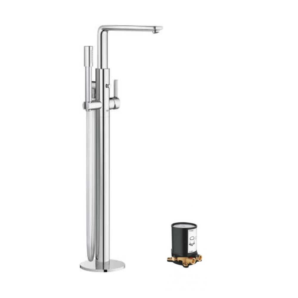 Robinet baignoire ilot Grohe Lineare - Batinea.com