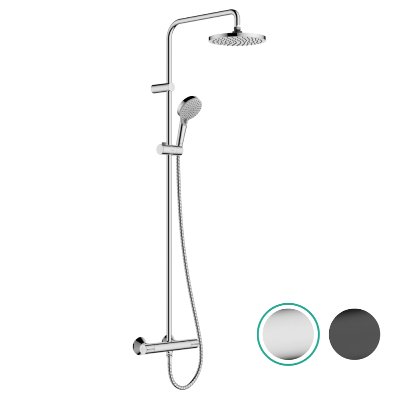 Colonne douche thermostatique HANSGROHE Vernis Blend 2 jets