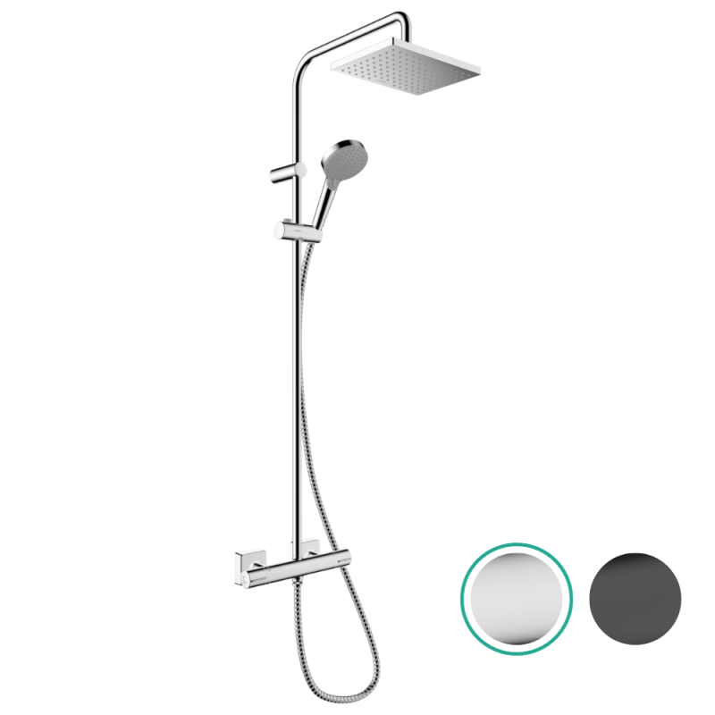 Colonne de douche thermostatique HANSGROHE Vernis Shape 230