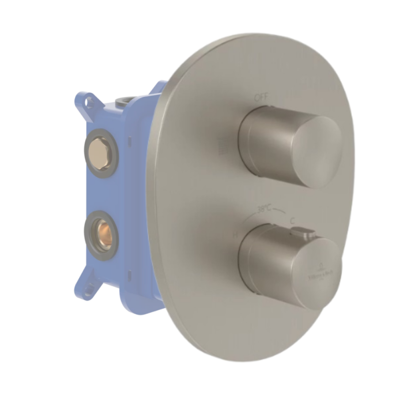 Façade thermostatique 2 voies VILLEROY ET BOCH Antao + corps encastré | Batinea