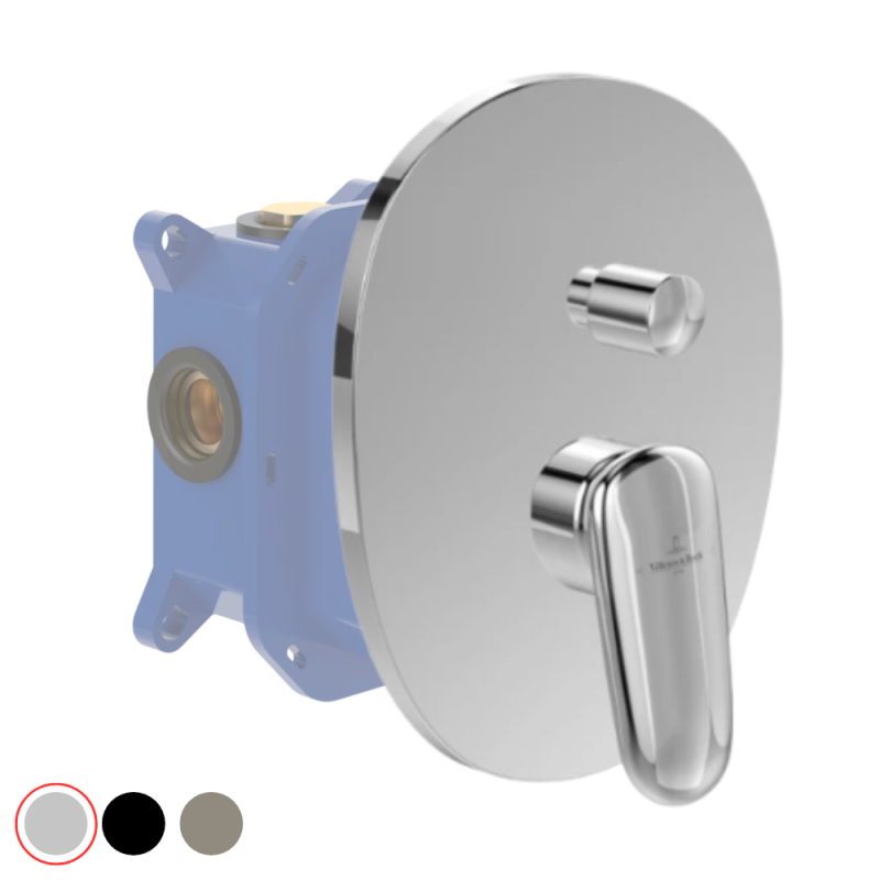 Façade mécanique avec inverseur VILLEROY ET BOCH Antao + corps encastré | Batinea