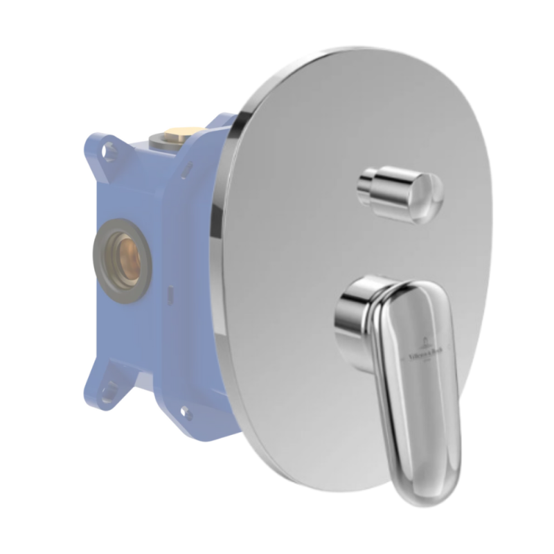 Façade mécanique avec inverseur VILLEROY ET BOCH Antao + corps encastré | Batinea