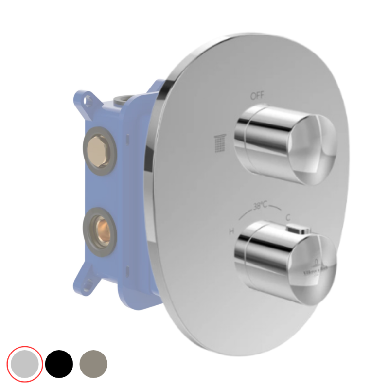 Façade thermostatique VILLEROY ET BOCH Antao + corps encastré | Batinea