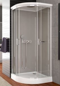 Cabine douche quart de cercle batinea