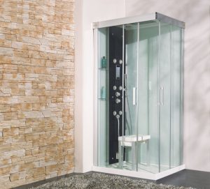 cabine douche hammam hydromassante batinea