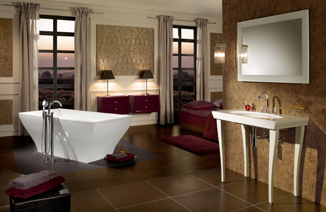 Baignoire en ilot