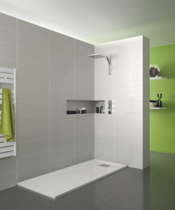 Receveur douche blanc kinesurf de marque Kinedo