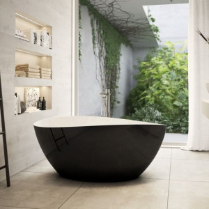 Baignoire îlot noire