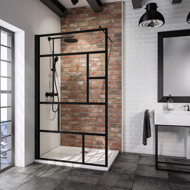 Exemple de salle de bain industrielle