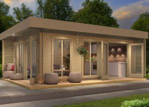 Cuisine chalet en bois sur batinea