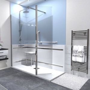paroi de douche PMR