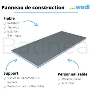 Panneaux de construction Wedi