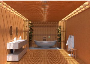 couleurs d'une salle de bain