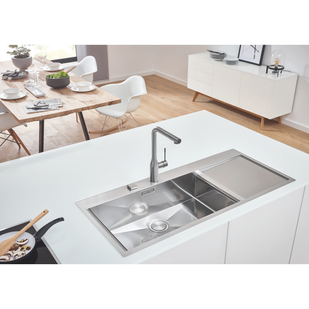 Evier acier inox