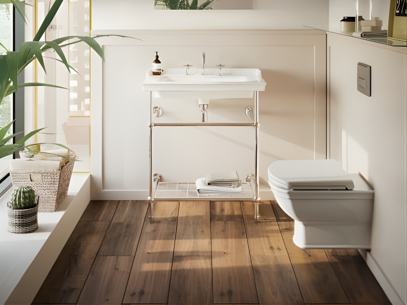 salle de bain avec marche Vitra