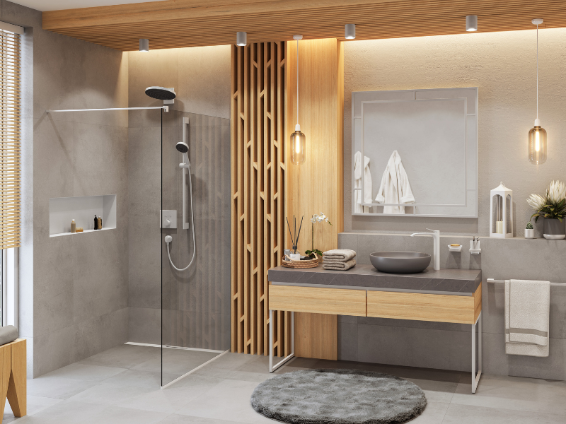 Douche à l'italienne Hansgrohe