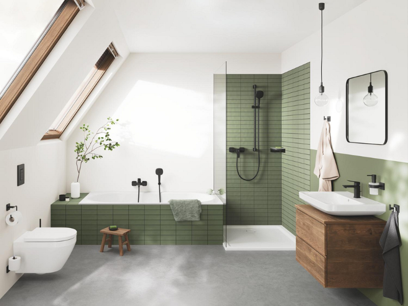 salle de bain GROHE sous comble