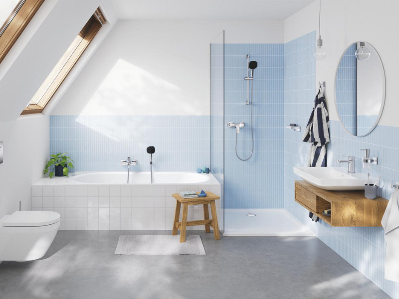 salle d'eau grohe sous les combles