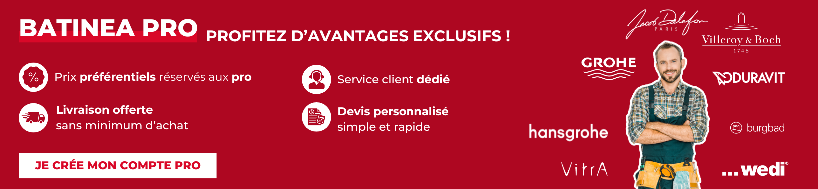 Bannière - Clients pro - non loggé