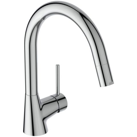 Robinet cuisine IDEAL STANDARD Nora douchette extractible, chrome