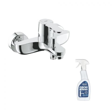 Mitigeur bain douche mural Get Grohe Quickfix + nettoyant Grohclean 