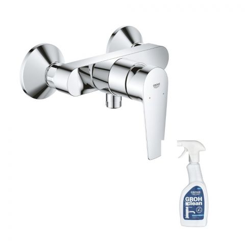 Mitigeur douche StartEdge mural Grohe Quickfix + nettoyant Grohclean 