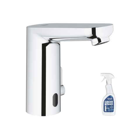 Mitigeur lavabo infrarouge Get E 6V Grohe Quickfix + Nettoyant robinetterie Grohe GroheClean