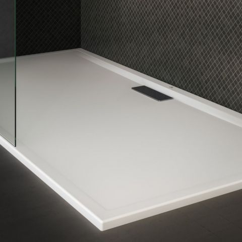 Receveur IDEAL STANDARD Ultra Flat New acrylique rectangle avec bonde