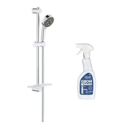 VitComfort 100 III set douche 600 9,5l Grohe Quickfix + Nettoyant robinetterie Grohe GroheClean