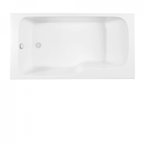 image Baignoire bain douche JACOB DELAFON Malice, Acrylique renforcé | Blanc brillant