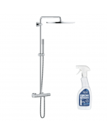 27174001_48166000   Colonne douche thermostatique GROHE Rainshower System 400 + Nettoyant robinetterie GroheClean   