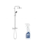 27960001_48166000      Colonne douche Grohe Vitalio Start System 210 + Nettoyant robinetterie Grohe GroheClean 