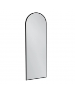 Miroir de salle de bain JACOB DELAFON grande hauteur Silhouette 120x40cm, laqué Noir satiné