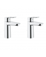 lots de 2 Robinet lavabo Grohe - BauLoop Grohe Taille M - Batinea - OGS Distribution