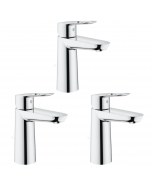 lots de 3 Robinet lavabo Grohe - BauLoop Grohe Taille M - Batinea - OGS Distribution