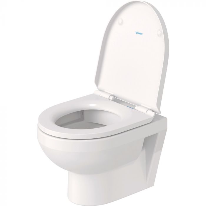 WC suspendu compact sans bride DURAVIT Duravit No.1 avec abattant frein de  chute 45750900A1