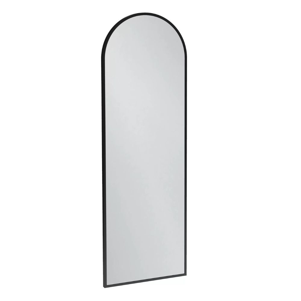 Miroir de salle de bain JACOB DELAFON grande hauteur Silhouette 120x40cm, laqué Noir satiné