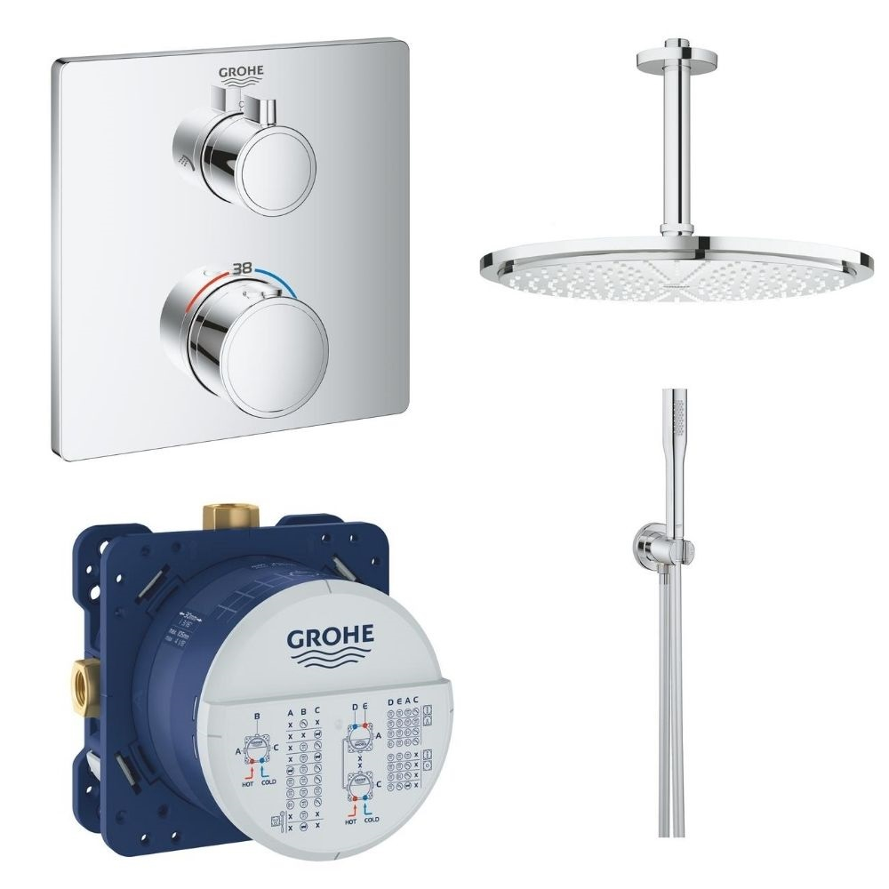 Mitigeur douche encastrable Grohe Grohtherm
