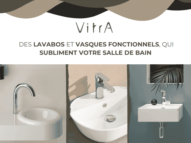 Bannière lavabo et vasque VITRA