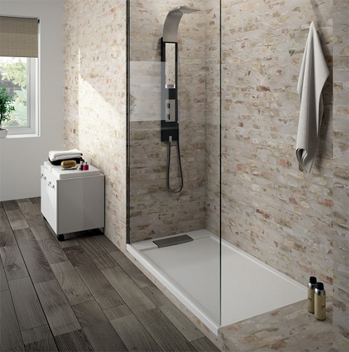 Douche avec marche Douche avec marche